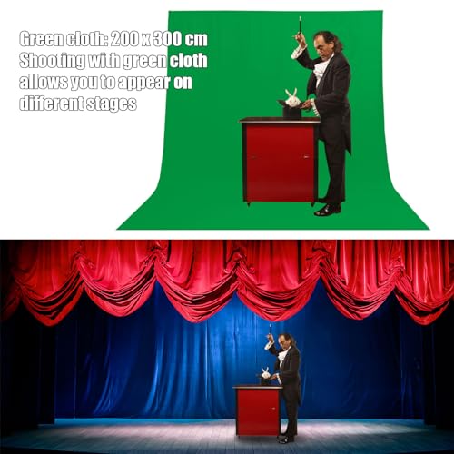 Green Screen Background with Stand - Image 3