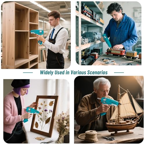 DajiZynx 100W Hot Glue Gun Kit with 30 Glue Sticks - Heavy Duty Fast Heating Glue Gun for DIY Crafts, Home Repairs, Woodworking, and Arts - Professional-Grade Tool for Crafters, Artists, and DIYers - Image 7