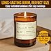 Scentsational Apothecary Tobacco & Vanilla Candle – 11 Oz Hand-Poured Soy Wax Jar Candle – Non-Toxic Luxury Candles for Home Décor & Relaxation – Warm Vanilla & Tobacco Scented Candles