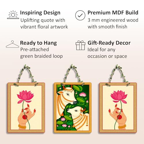 Image of Sehaz Artworks Home Decoration Items for Living Room | Wall Decor Items for Living Room | Wall Hanging Decoration | Decorative Items for Living Rooms | Pooja Room Decorations Items