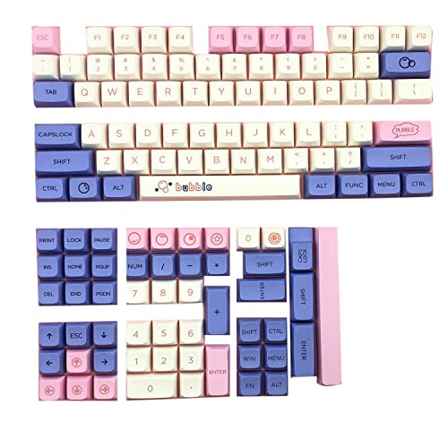 Keycap PBT 127 touches profil XDA pour clavier mécanique switch Cherry MX et GK61