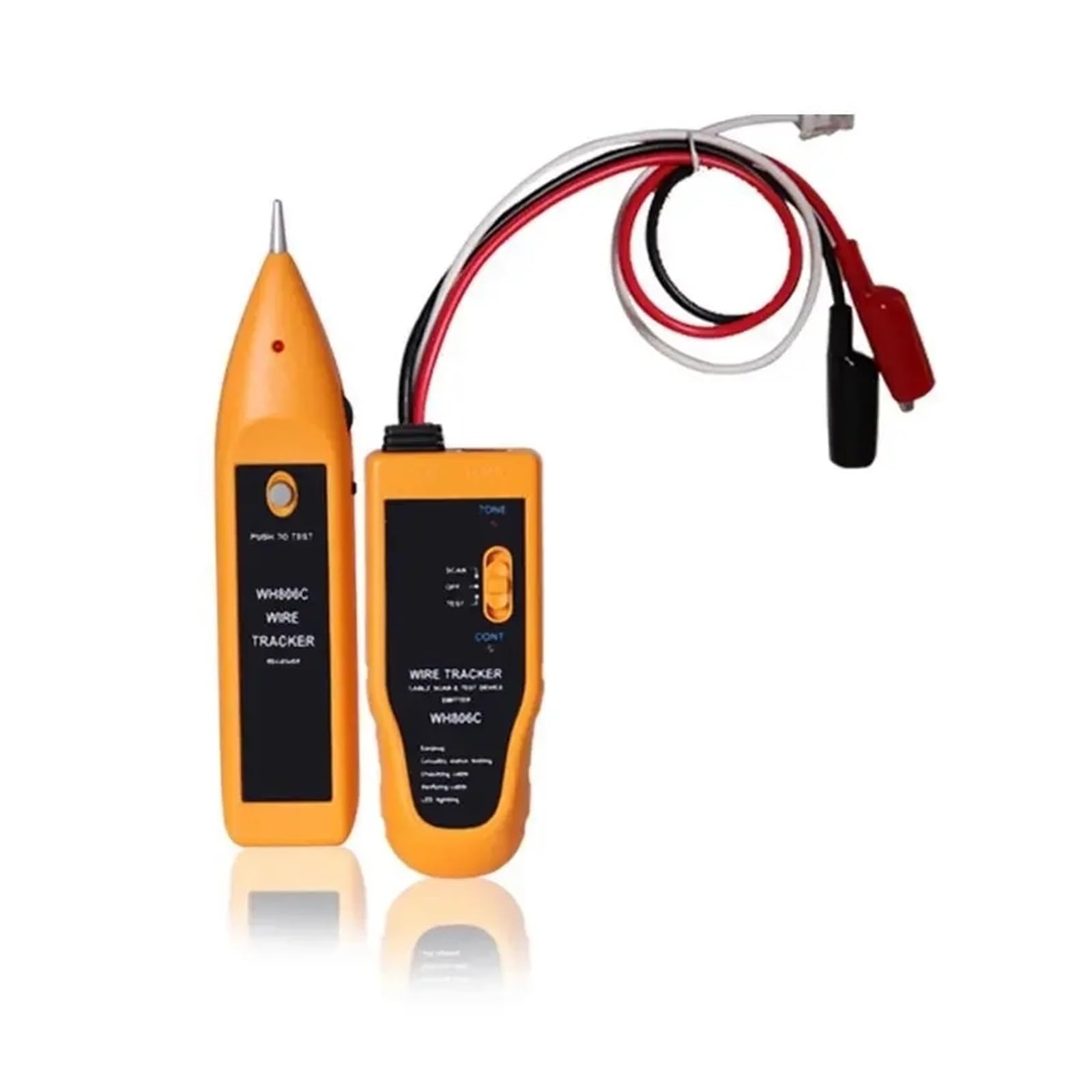 Cable Tracker, Cable Tracker Tester Professional Line LAN Detector UTP STP Telephone Wire Tracer Breakpoint Location Diagnose Tone