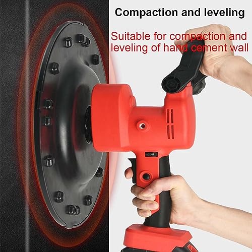 Máquina Suave de Pared sin conexión, 15 Pulgadas de tubería eléctrica con Motor sin Cepillo, Manga Ajustable de 6 velocidades para lápiz de hormigón y Acabado en sequeda, Incluye 1 batería
