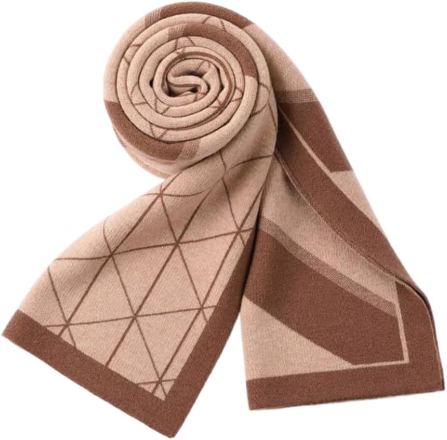 Autumn And Winter Versatile Thickened Warm Neck Gift Business Wool Scarf Men's
