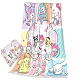 Cute Blanket for Boys Girls Warm Cozy Flannel Throw Soft Comfortable Sofa Bed Blanket for Travel Camping in All Seasons Adult Gift 50in X 40in