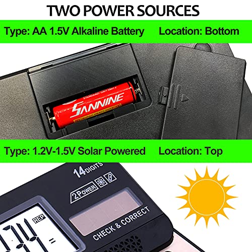 Large Button Calculator,Philley Large Lcd Display 14 Digits Desktop Check&Correct Electronic Calculator(Ct-9240C) #TOP2