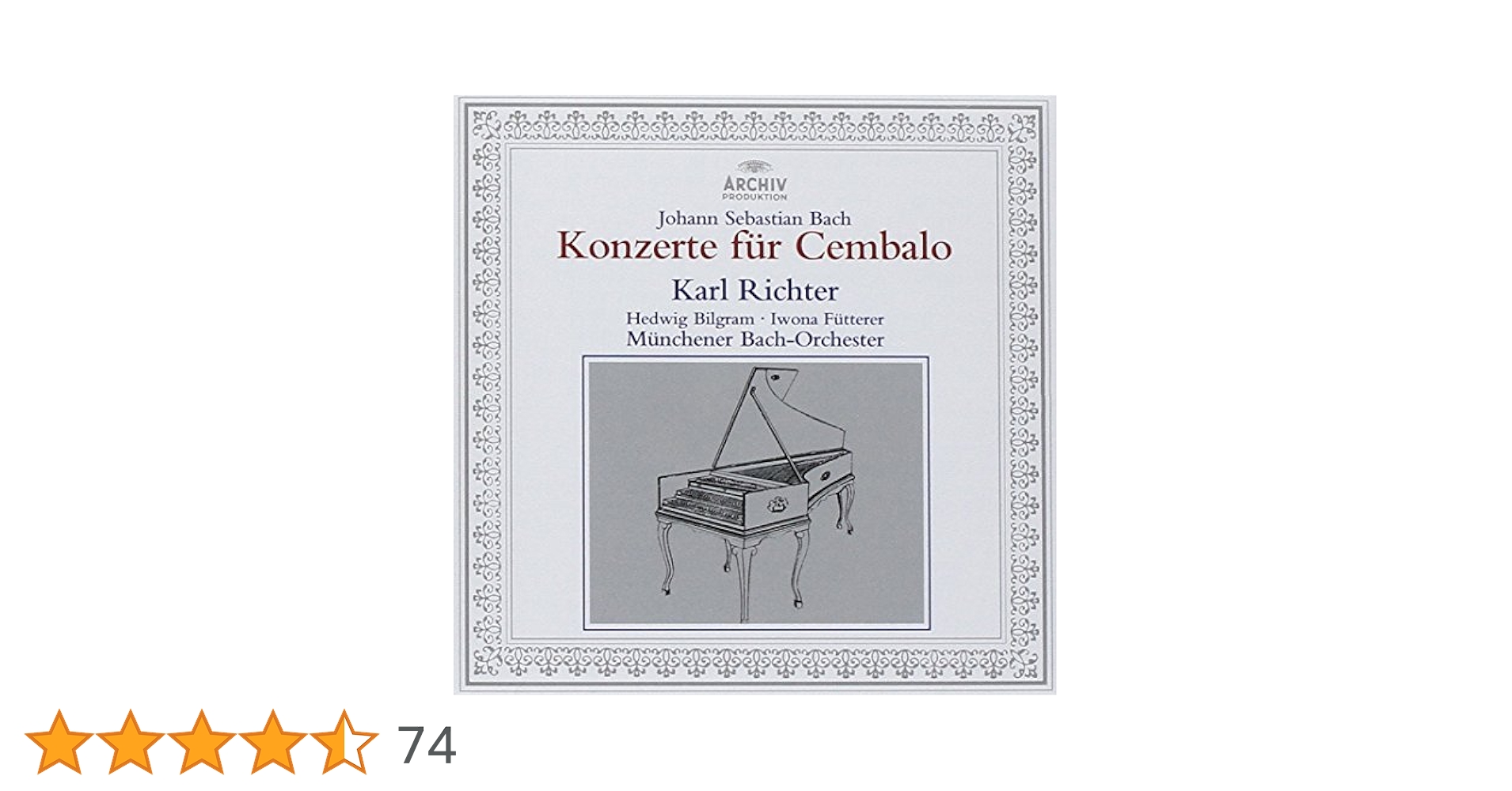 バッハ:チェンバロ協奏曲集 [CD] Amazon.co.jp: バッハ:チェンバロ協奏曲集: Music