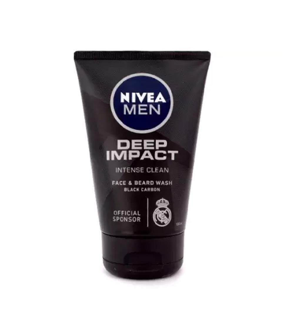 Nivea Deep Impact Intense Clean 100 ml (Pack of 2) Face Wash (200 ml