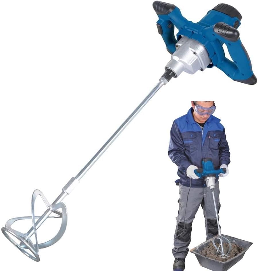 Trapano Miscelatore 21 SHOP® 1860W - Per Cemento, Colla, Pittura E Malta | Con Velocità Regolabile - Foto 10