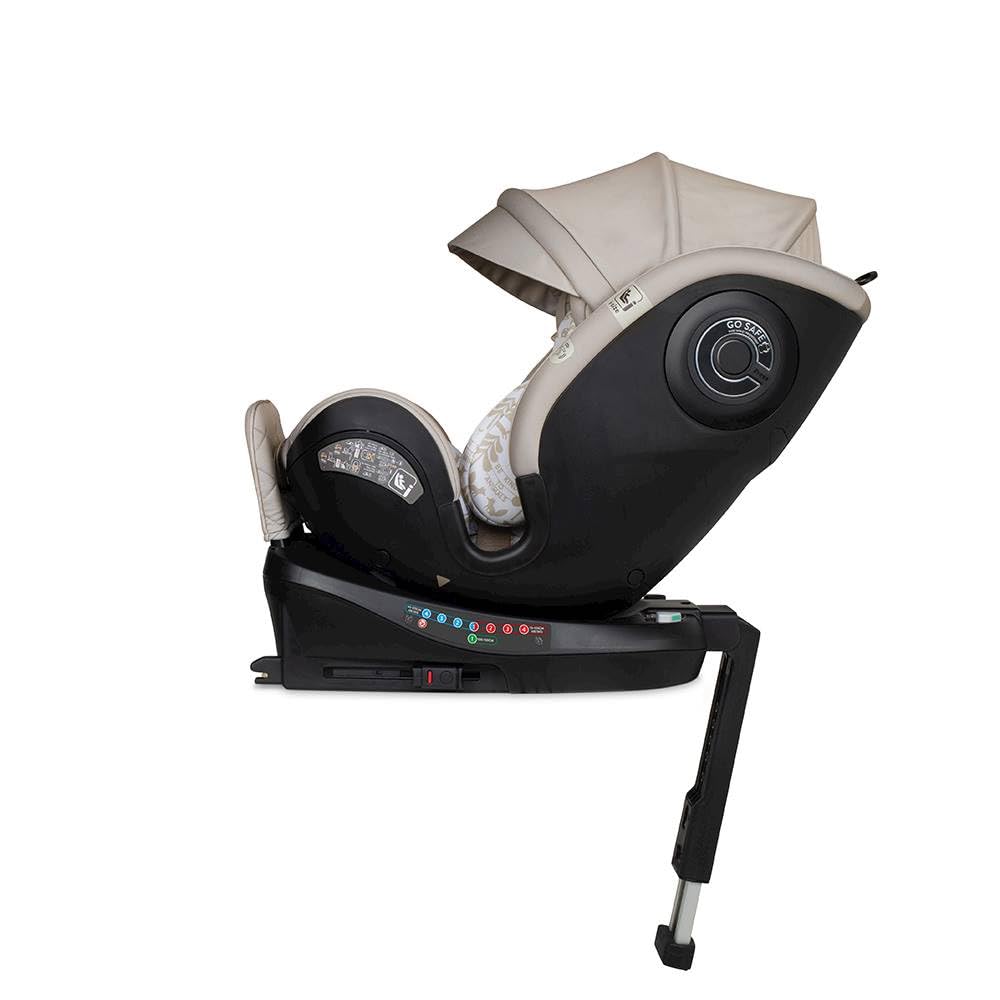 Cosatto All in All Ultra obrotowy 360° fotelik samochodowy na wszystkich etapach iSize – grupa 0+123, 0-36 kg, 0-12 lat, 40-150 cm, ISOFIX, ERF, R129 zgodność z systemem Anti Escape (Whisper)