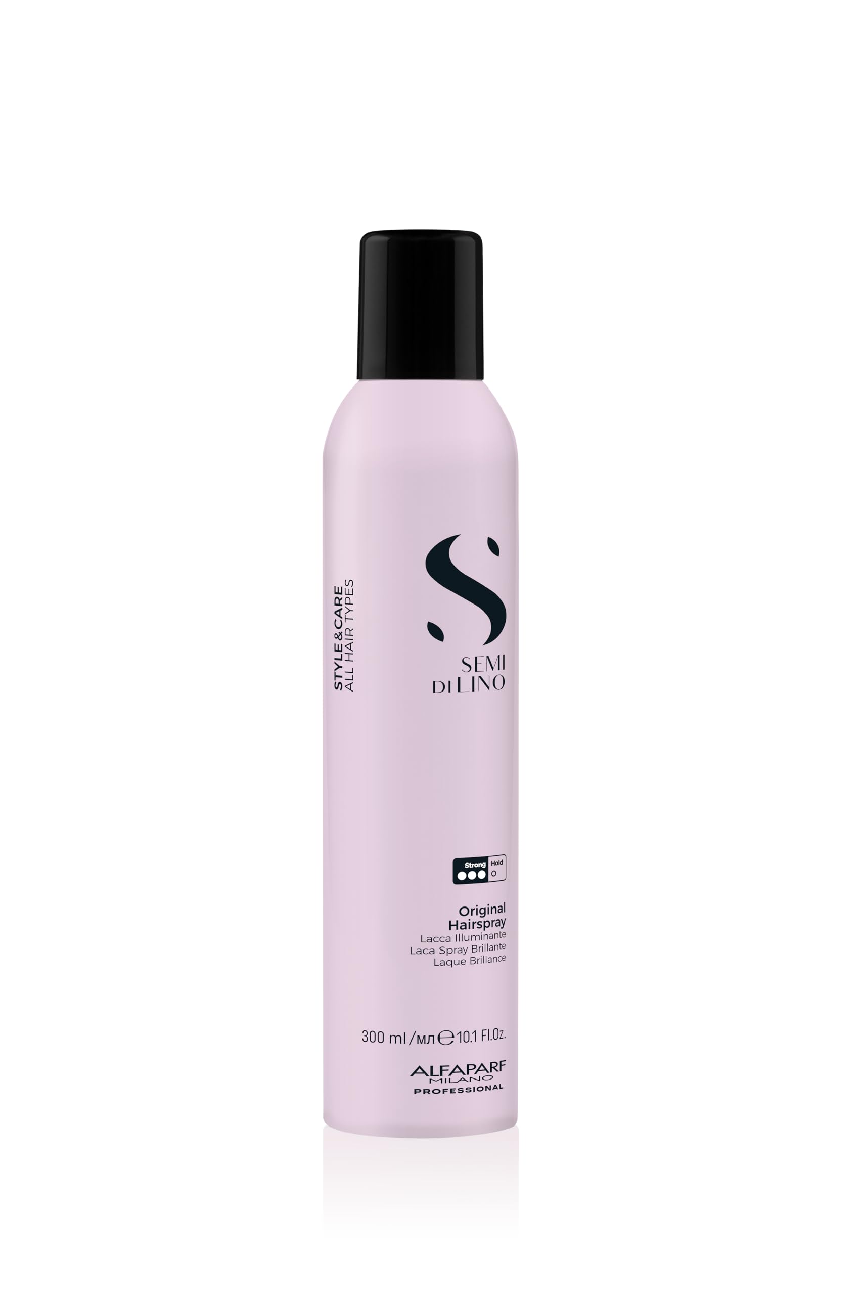Alfaparf Milano Semi Di Lino Style&Care Original Hairspray 300ml - strong hold illuminating hairspray