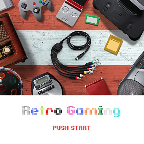 Tnp Sega Genesis Rgb/Rgbs Adapter Cable Connector, Compatible With Sega Genesis 2 Or Sega Mega Drive 2 Game Consoles For Rgb/Rgbs Supported Monitors With Bnc Connectors #TOP6