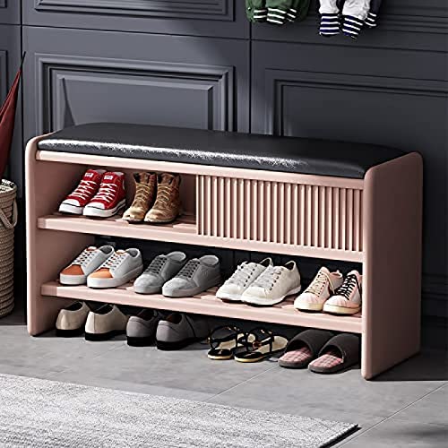 Meuble Banc à Chaussures Rembourré pour Petit Couloir Design