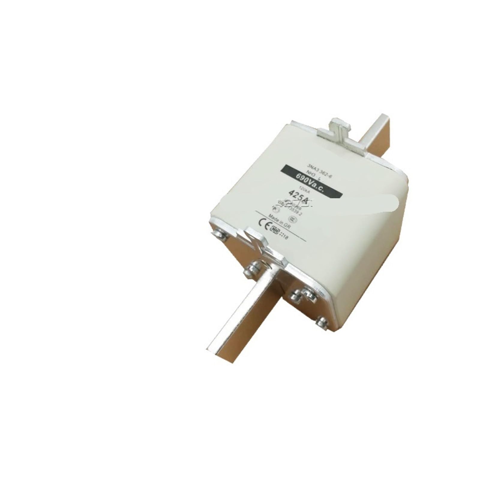 Fusible 3NA3482 500V 1250A de type NH pour les armoires et tableaux de distribution electrique