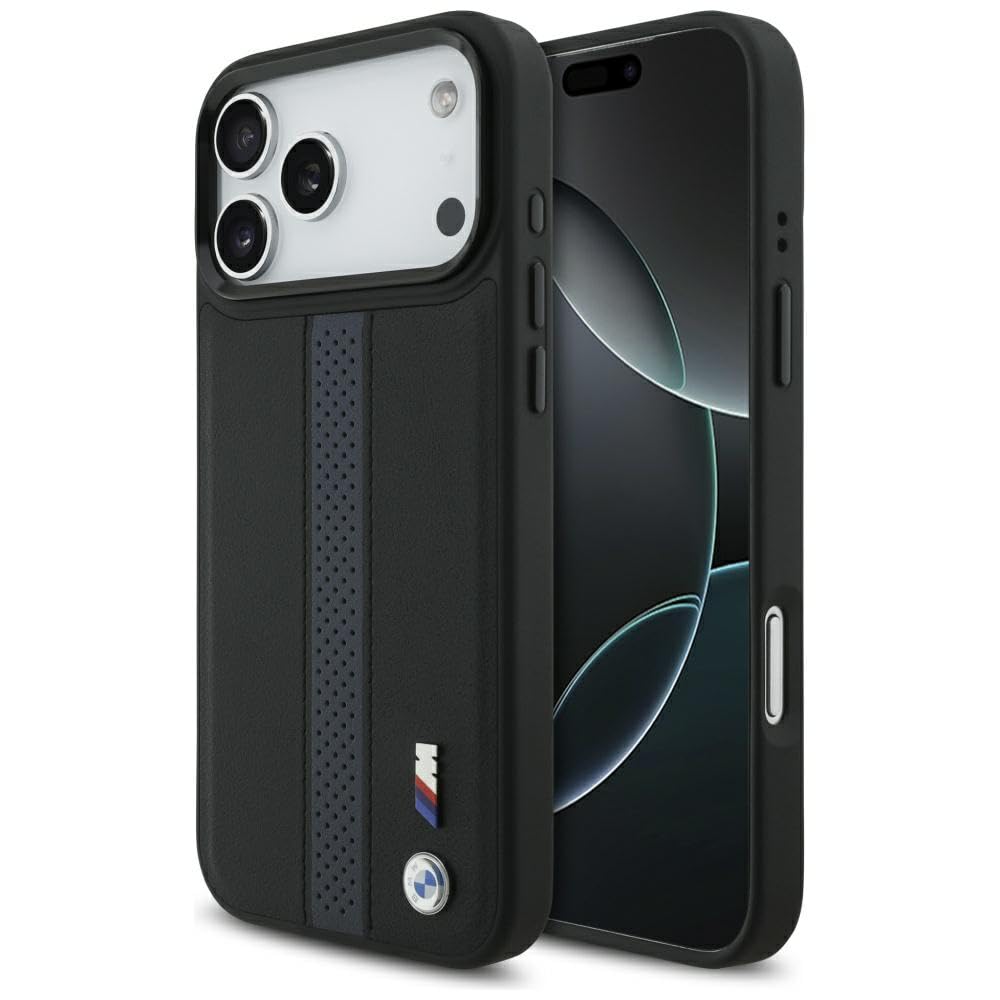 Coque BMW iPhone 17 Pro Max MagSafe CG Mobile perforée bleue - 8