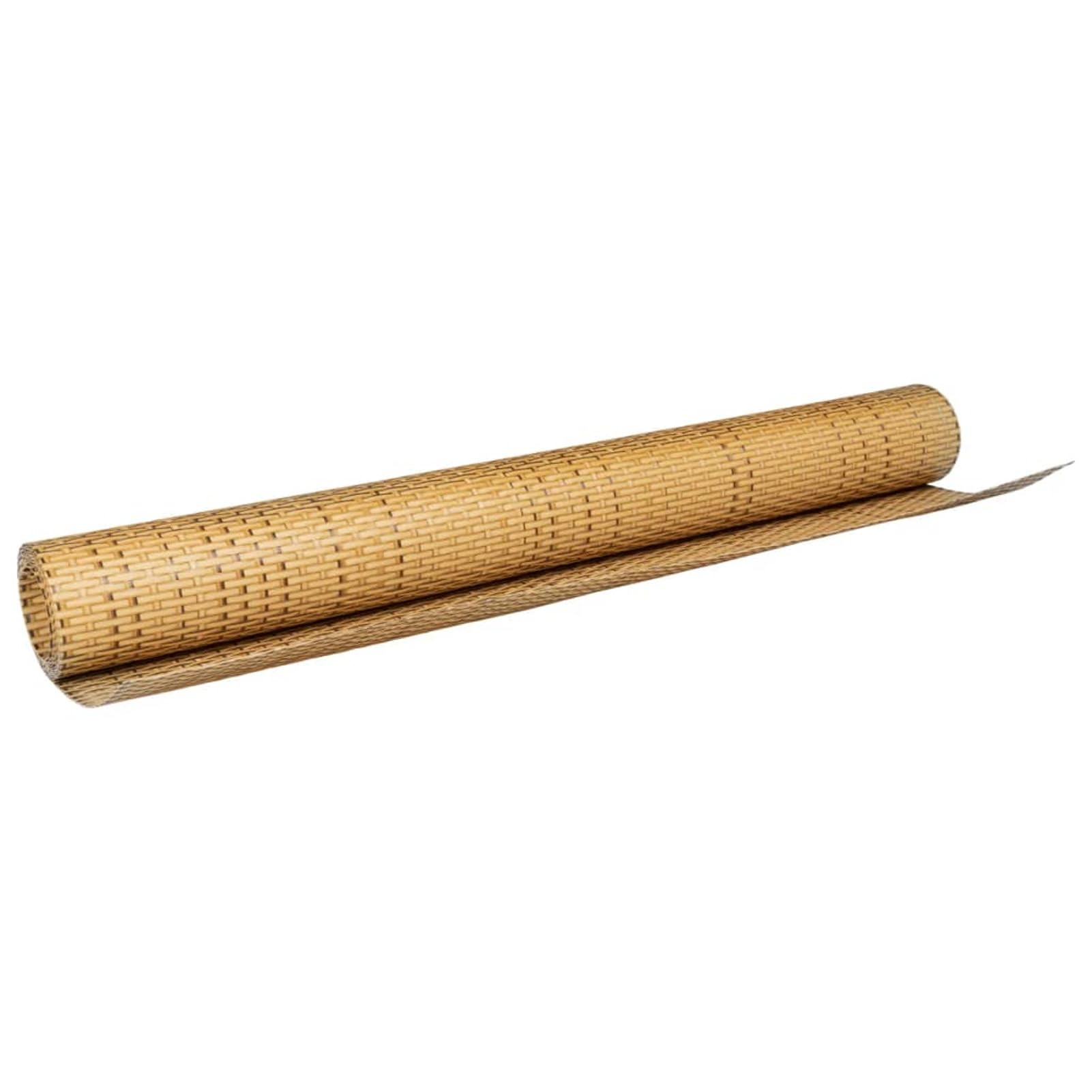 Tidyard Paravent de Balcon Marron Clair 600x80 cm résine tressée, Pare-Vue Brise Écran d'intimité de Jardin, Brise-Vue pour Balcon, Extérieur, Terrasse