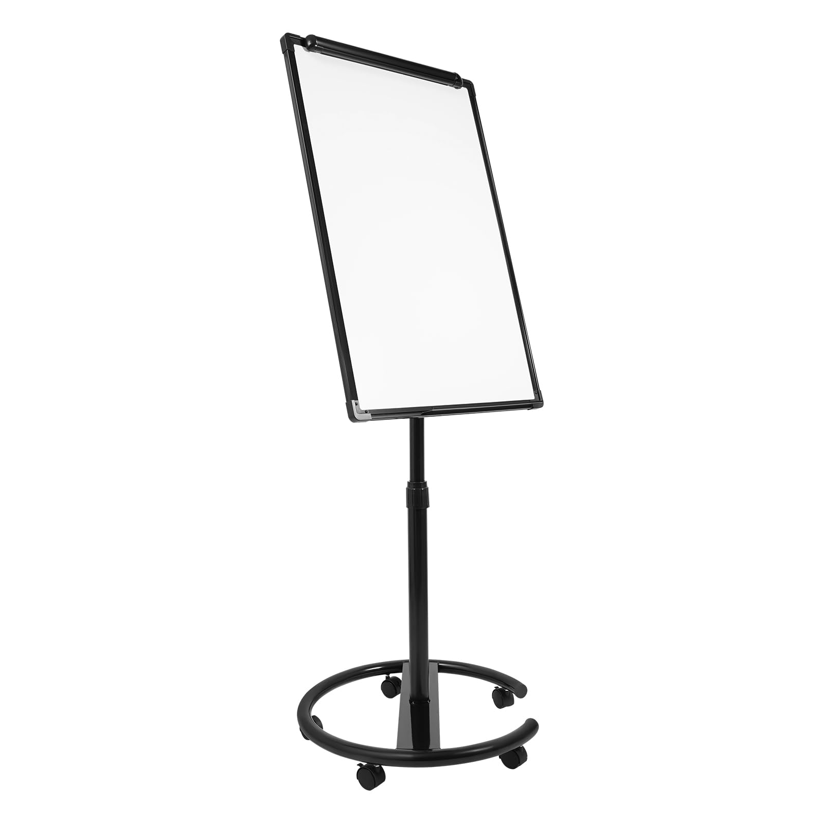 Weiß Einseitige Zeichentafel, Höhenverstellbare Zeichentafel Tragbares Magnetisches Whiteboard, für Hause Büro Schule 90 * 60cm