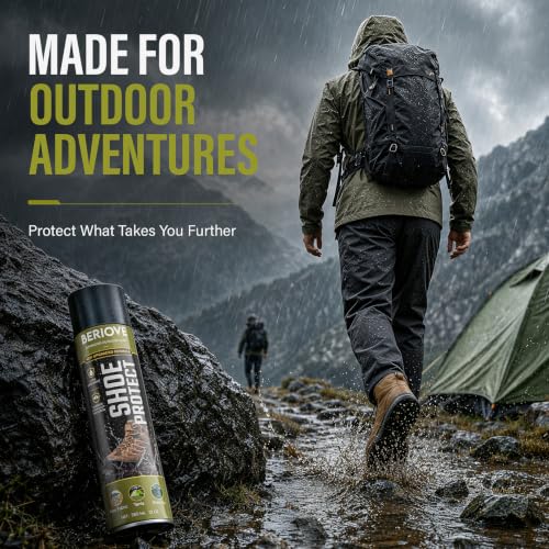 Image of Protect Shoe Protector Spray - Rain & Stain Water Repellent - Waterproofing Spray for Leather Suede Hats 6.76 OZ