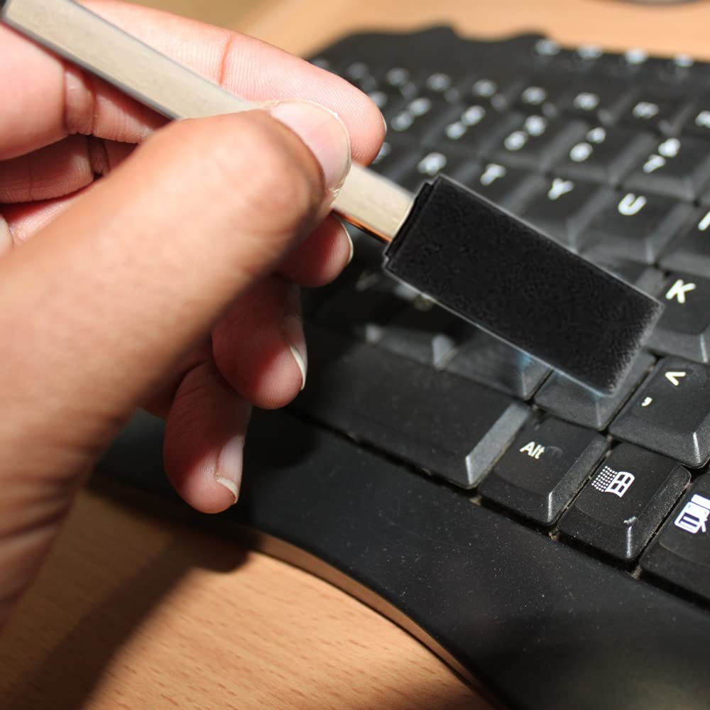 Lot De 10 Pinceaux En Mousse,Pinceau Eponge Avec Manche En Bois,Brosses En Mousse,Outil à Eponge Pour Peinture,Teinture,Acrylique,Travaux Manuels