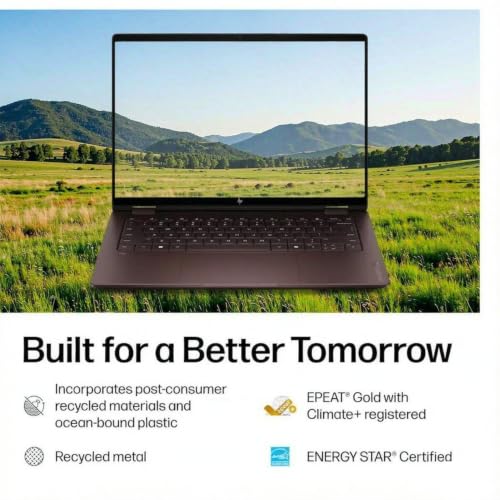 Image of HP OmniBook X Flip 2-in-1 Laptop 14 inch WUXGA OLED Touch (100% DCI-P3) AMD Ryzen AI 5 430 (Up to 50 Tops) 16GB RAM 2TB SSD Backlit for Creator Designer Business Professional Win11 ICP Hub