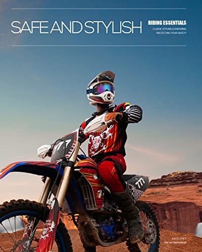 Image of BATFOX Dirt Bike ATV Goggles Motorcycle Gear Riding Motocross Dirtbike 4-Wheeler MX DH Accessories Goggles Glasses for Men Women Youth UV400 Protection Dust-proof Anti-Slip Strap