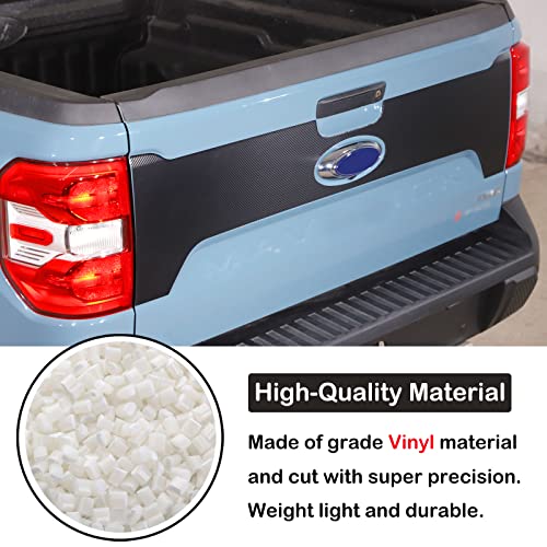 Image of Car Truck Tailgate Decal Sticker Wrap Compatible with Ford Maverick 2022-2024 Pickup Trucks Tailgate Blackout Decal Graphics Vinyl Decal Precut Sticker Printing Modelling Decor Exterior Accessories