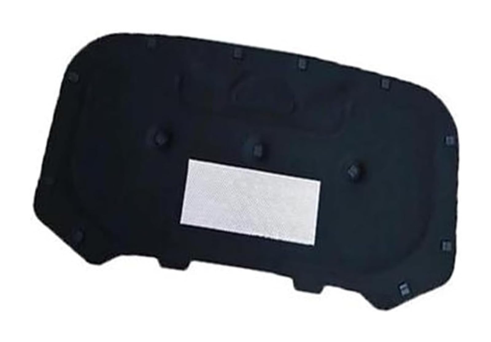 for VW for Taos for Tharu 2019-2023 Front Engine Hood Soundproof Heat Pad Car Sound Insulation Cotton(Black Style 2)