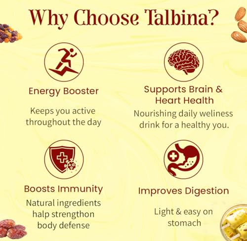 Image of Talbina Powder (Kulfi Flavor) | Sunnah Food | Barley Porridge Mix | High Fiber Protein Breakfast | Healthy Diet for Kids & Adults | Easy to Digest | 550g