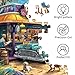 Chalzidar Jigsaw Puzzles for Adults 1000 Pieces, Interlock Perfectly No Dust, Impossible Difficult Hard Fun 1000 Piece Jigsaw Puzzles for Adults-1:1 Poster-Seaview Campground