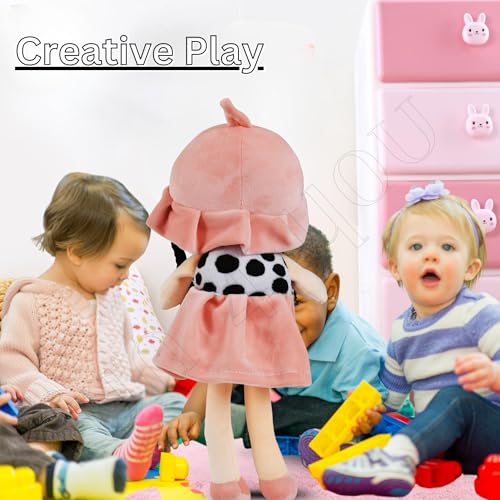 Image of Fun4you Candy Anushka Doll Princess (35 cm) Multicolour Stuffed Soft Doll for Girls | Adorable Plush Toy | Perfect Cuddly Companion for Kids | Ideal Gift for Birthdays and Special Occasions (Pink)