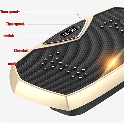 Image of Vibration Plate Exercise Machine - Whole Body Workout Vibration Fitness Platform w /Remote 120 Levels Home Training Equipment for Weight Loss Max Load 330lbs,N