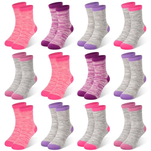 ZERULETS Kinder Jungen Mädchen Socken Baumwolle Sneaker Socken...