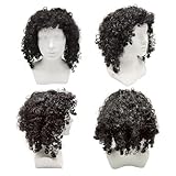 Zoom IMG-2 xnivuis parrucca da uomo nera Zoom IMG-2 xnivuis parrucca da uomo nera