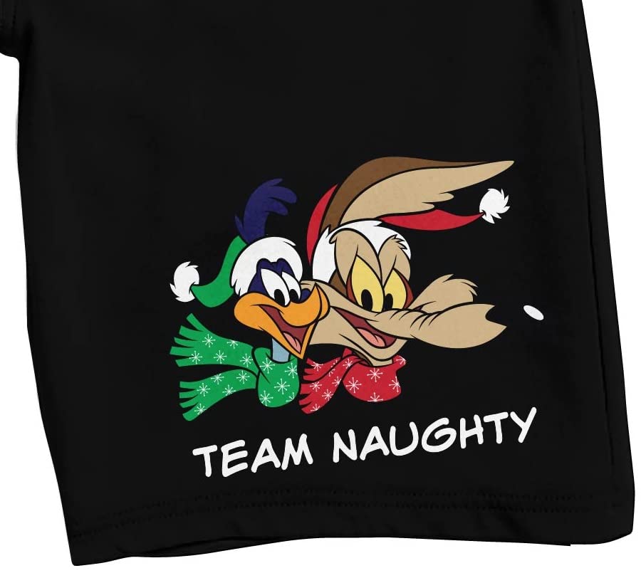 Bioworld Looney Tunes Team Naughty Men's Black Sleep Pajama Shorts2