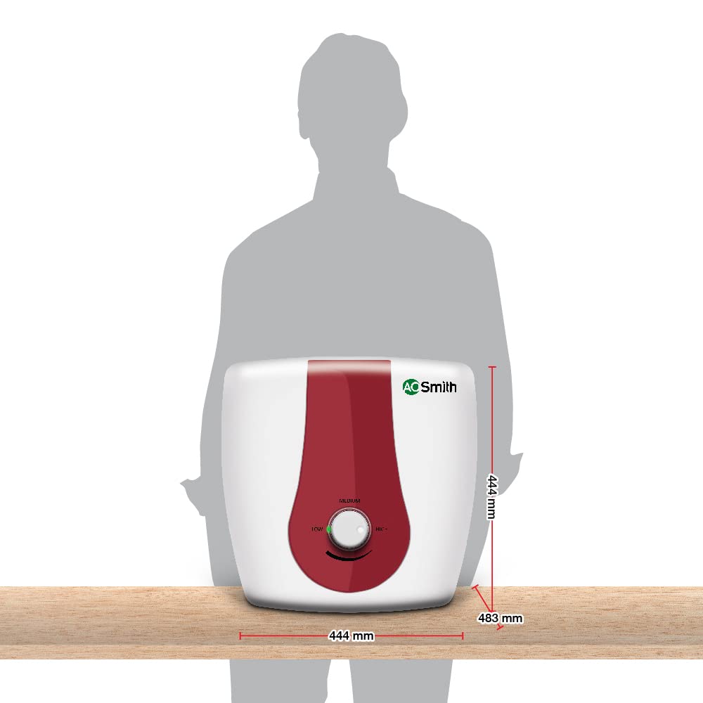 Buy AO Smith SGS-GREEN SERIES-025 Storage 25 Litre 3KW Vertical Water  Heater (Geyser) White Express Heat 5 Star Online at Low Prices in India -  Amazon.in