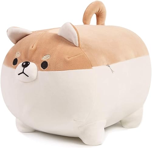 Miniatura 8 de Almohada de animal de peluche, suave, regordeta, para abrazar, almohada, juguete de peluche para regalar, para la cama, cumpleaños de niños, San