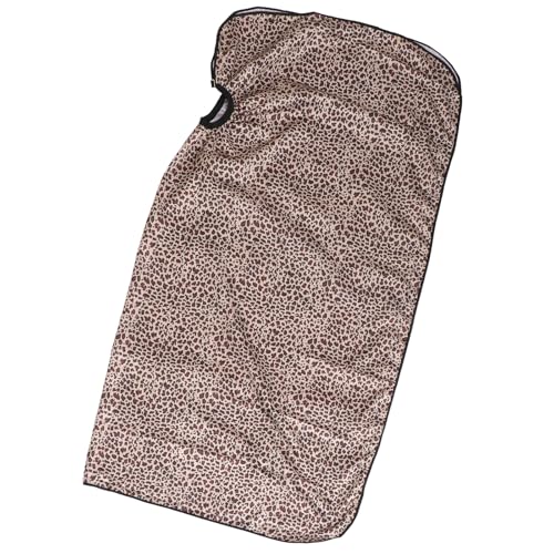 Capa para cortar cabello estampado de leopardo para adultos