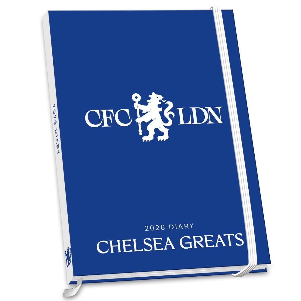 2026 DIARY CHELSEA FC WEEK TO VIEW HARDBACK A5 DIARY OFFICIAL PRODUCT