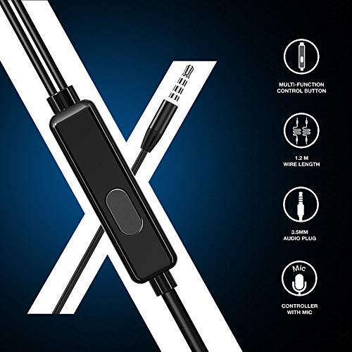 Image of FLiX (Beetel Tone 110 Wired in Ear Earphones with Mic (Black)