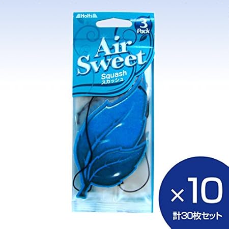 Amazon 芳香剤 吊り下げタイプ Air Sweet As304 3p スカッシュの香り 3枚入り 10セット エアフレグランス アロマ 車 部屋 トイレ 車用芳香剤 車 バイク