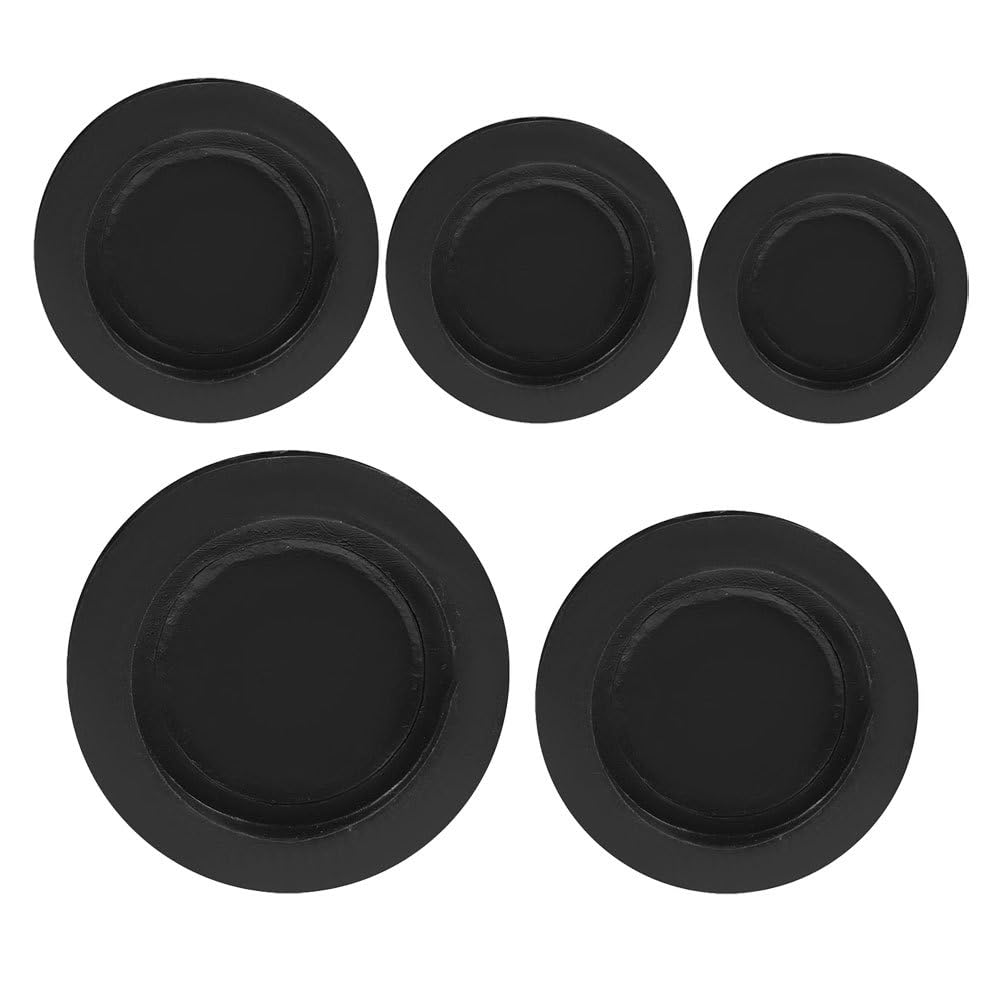 5PCS Black Rubber Saving Box Plug