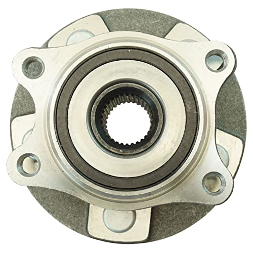 Image of TRQ 2 Piece Front Wheel Bearing & Hub Assembly Set Compatible with 2009-2017 Lexus LS460 2008-2016 LS600h