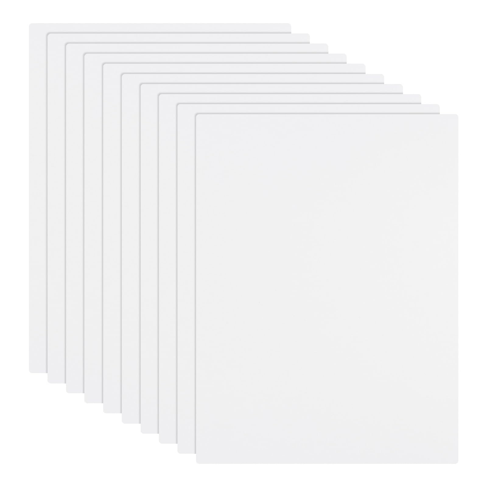 Rebower 10 PCS White Foam Board 18x24 Inch, Foam Boards 1/8 Inch Thick Foam Poster Board, [for Presentation Projects, Art Crafts, Poster Making]