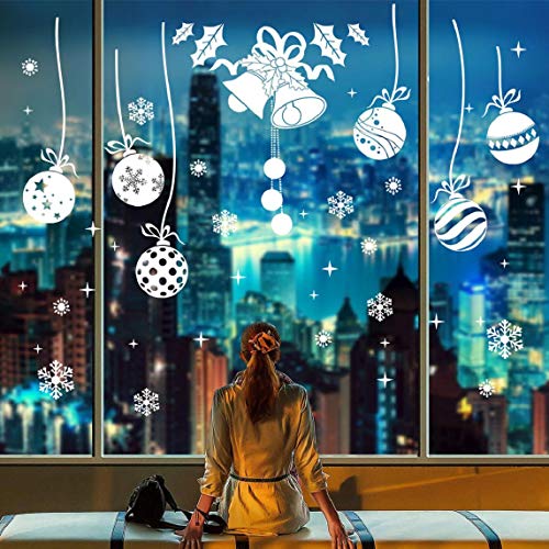 Natale Vetrofanie Adesivi Murali Rimovibile Fai da...