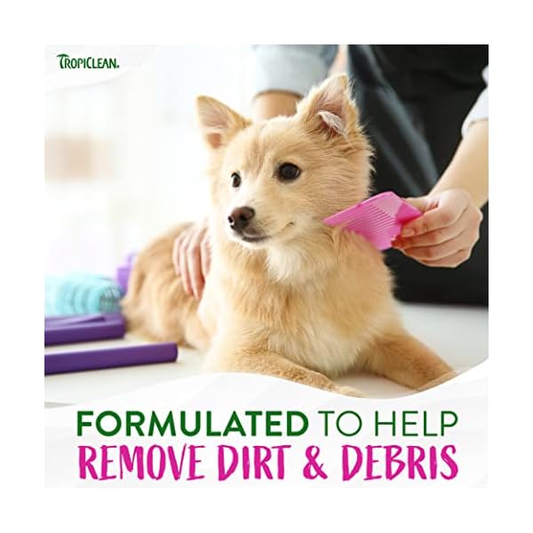TropiClean - Reinigendes & feuchtigkeitsspendendes Hunde- und Katzenshampoo - Hergestellt aus natürlichen Inhaltsstoffen - Beere & Kokosnuss, 3,8 L – Bild 4