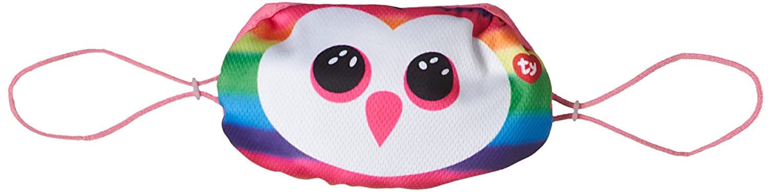 Ty UK Ltd Owen Owl Beanie Boo Face Mask
