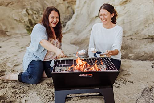 PICNIC TIME NFL Los Angeles Chargers X-Grill Portable Grill - Camping Grill - Small Charcoal Grill for Tailgating - Image 3