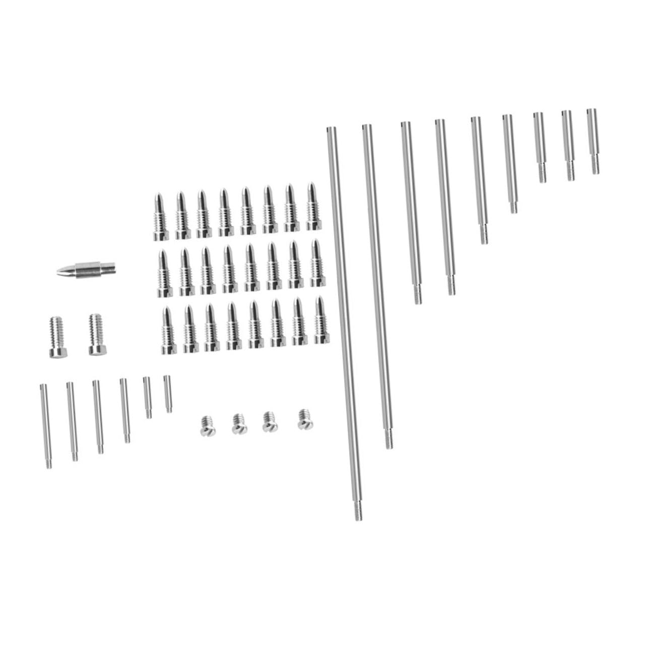 Toyvian 3sets Accessori Per Riparazione Sax Astine Filettate Viti Di Diverse e Perno Per Strumenti Fiato Kit Di Riparazione Per Migliorare La Qualità Del Suono