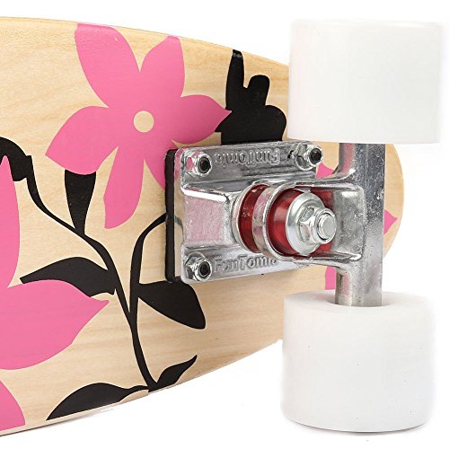 FunTomia® Mini-Board Skateboard 25,5 INCH (65cm) met een Canadees 7-laags esdoorndek/MACH1® ABEC-11 High Speed lagers… - Afbeelding 6