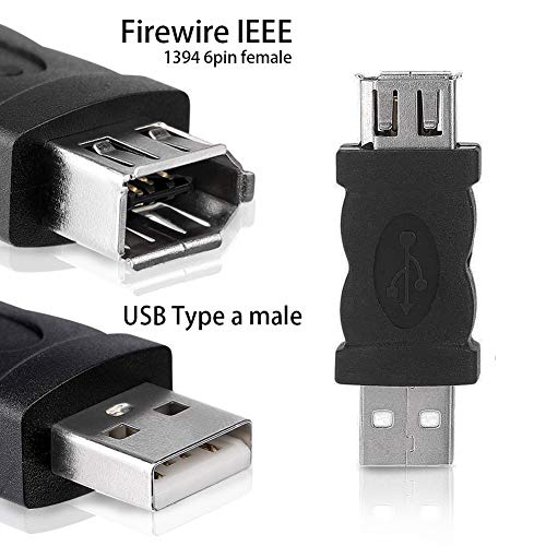 Blacell CFA000 Usb 2.0 A Male To Firewire Ieee 1394 6P Female Adaptor Converter Connector F/M thumb #2